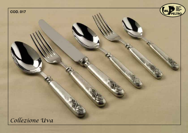 Pewter Flatware By Valpeltro Fine Italian Pewter Flatware